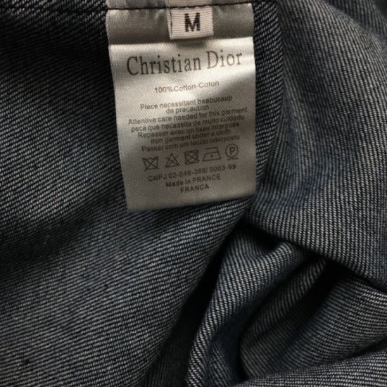 DIOR Transform into a beautiful outfit 2023FW Denim shirt DIOR Transform into a beautiful outfit 2023FW Denim shirt