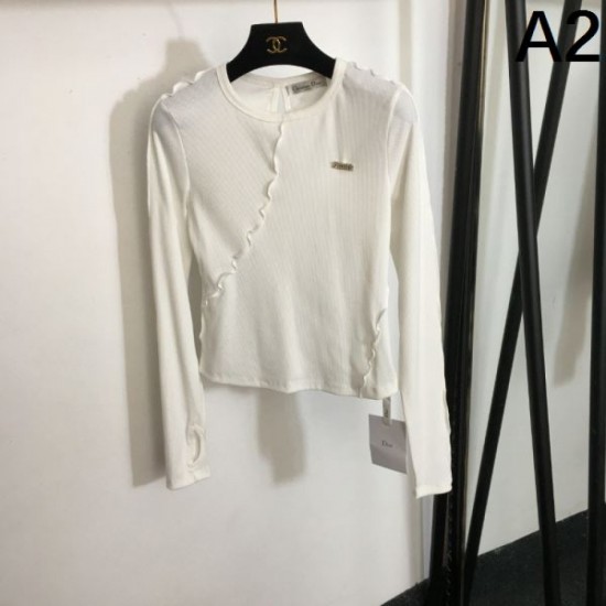 DIOR New Autumn/Winter Miracle Restock 2023FW Long Sleeve T-Shirt DIOR New Autumn/Winter Miracle Restock 2023FW Long Sleeve T-Shirt