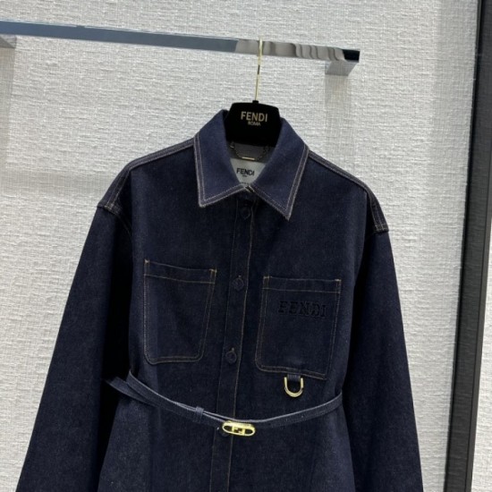 Fendi Fendi Spring New Collection 2023SS Denim Coat Fendi Fendi Spring New Collection 2023SS Denim Coat