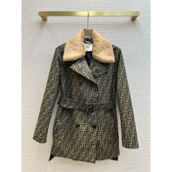 2023FW Trench Coat FENDI Especially popular and elegant Sold out immediately