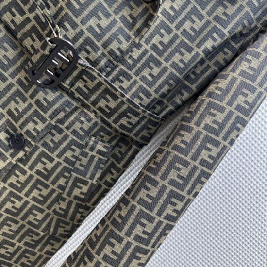 2023FW Trench Coat FENDI Especially popular and elegant Sold out immediately 2023FW Trench Coat FENDI Especially popular and elegant Sold out immediately