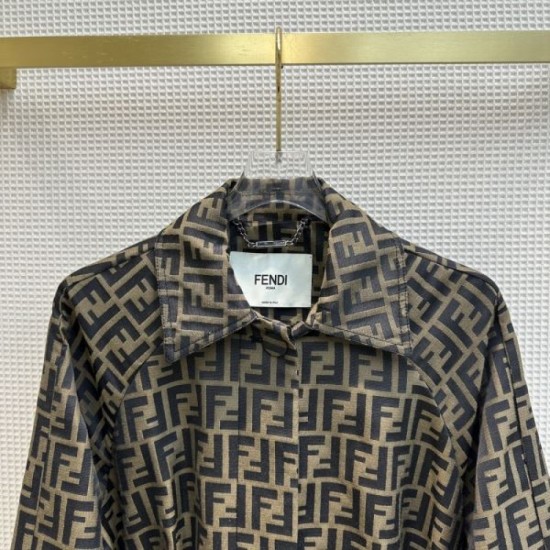 2023FW Trench Coat FENDI Used by celebrities and entertainers 2023FW Trench Coat FENDI Used by celebrities and entertainers