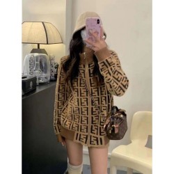 FENDI Overwhelming Luxury 2023FW Knit Cardigan