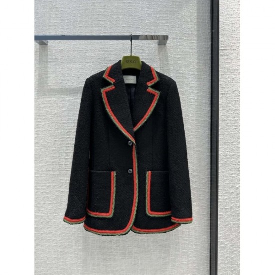 GUCCI Gucci 2023SS tweed coat with a retro feel GUCCI Gucci 2023SS tweed coat with a retro feel