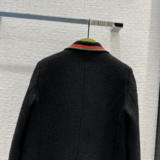 GUCCI Gucci 2023SS tweed coat with a retro feel GUCCI Gucci 2023SS tweed coat with a retro feel