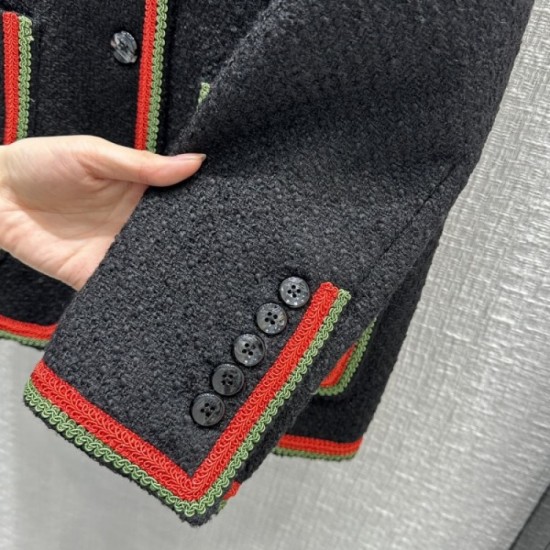 GUCCI Gucci 2023SS tweed coat with a retro feel GUCCI Gucci 2023SS tweed coat with a retro feel