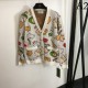 GUCCI Gucci 2023FW arrival popular speedy knit cardigan in the fall and winter GUCCI Gucci 2023FW arrival popular speedy knit cardigan in the fall and winter