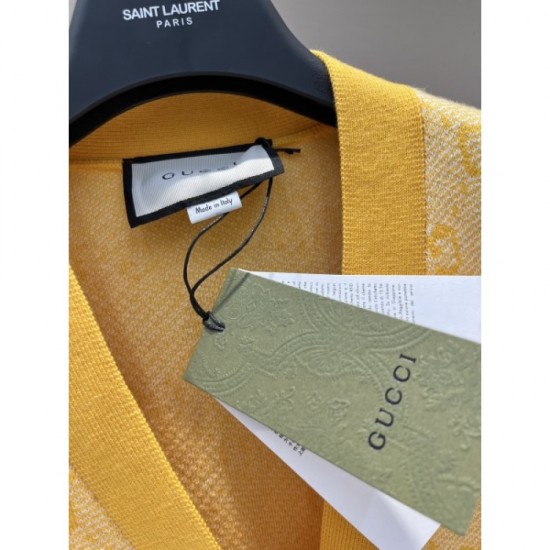 GUCCI Gucci Latest 2023 Recommended Popular Corde Knit Cardigan GUCCI Gucci Latest 2023 Recommended Popular Corde Knit Cardigan