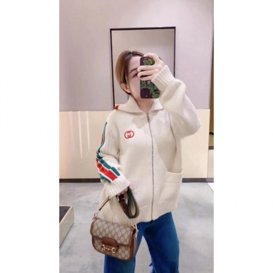 GUCCI Gucci Popular Before Sold Out 2023FW Knit Cardigan GUCCI Gucci Popular Before Sold Out 2023FW Knit Cardigan