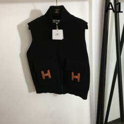 2023FW HERMES Overwhelmingly luxurious cardigan vest