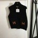 2023FW HERMES Overwhelmingly luxurious cardigan vest 2023FW HERMES Overwhelmingly luxurious cardigan vest