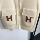 2023FW HERMES Overwhelmingly luxurious cardigan vest 2023FW HERMES Overwhelmingly luxurious cardigan vest