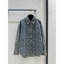2023FW Denim shirt LOUIS VUITTON Popular ☆ Recommended for autumn