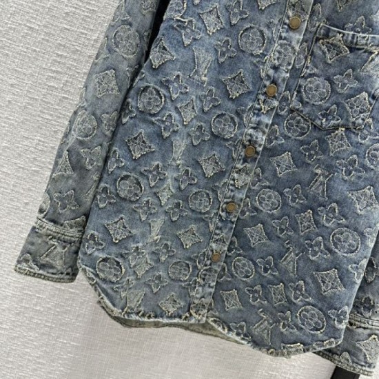 2023FW Denim shirt LOUIS VUITTON Popular ☆ Recommended for autumn 2023FW Denim shirt LOUIS VUITTON Popular ☆ Recommended for autumn
