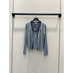 MIU MIU 2023FW wool vest 2-piece set Explosively popular restock