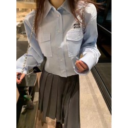 2023FW Shirt MIU MIU I want to pay particular attention