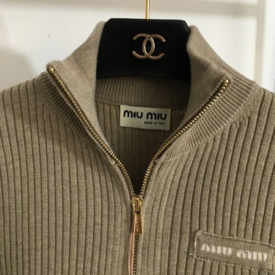 2023FW Knit Cardigan MIU MIU Spring seasonal feel 2023FW Knit Cardigan MIU MIU Spring seasonal feel