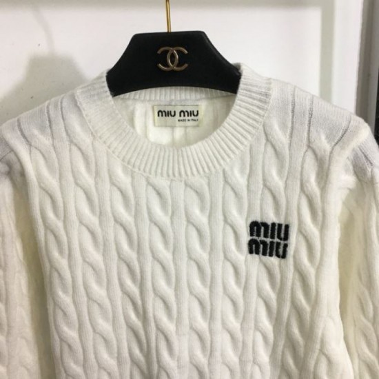 2023FW Sweater MIU MIU Miu Miu Popular Item 2023FW Sweater MIU MIU Miu Miu Popular Item