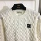 2023FW Sweater MIU MIU Miu Miu Popular Item 2023FW Sweater MIU MIU Miu Miu Popular Item