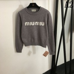 2023FW Sweater MIU MIU Miu Miu Reward for yourself