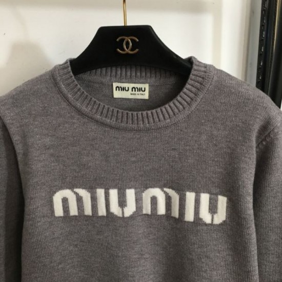 2023FW Sweater MIU MIU Miu Miu Reward for yourself 2023FW Sweater MIU MIU Miu Miu Reward for yourself