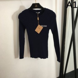 2023FW MIU MIU Stylish style long sleeve knit
