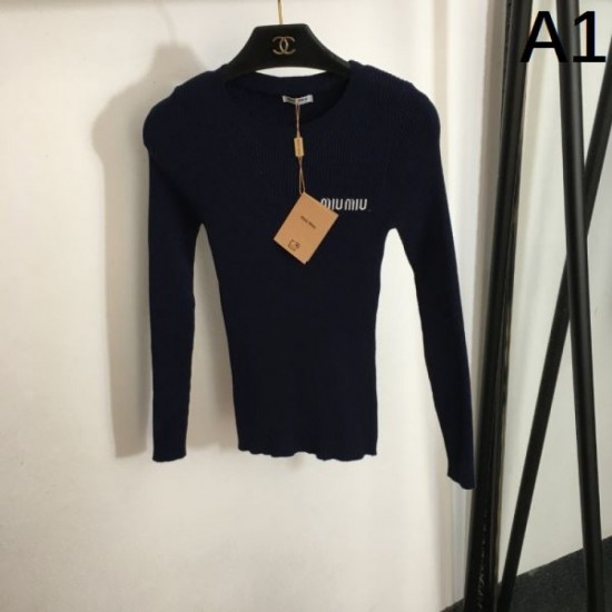 2023FW MIU MIU Stylish style long sleeve knit 2023FW MIU MIU Stylish style long sleeve knit