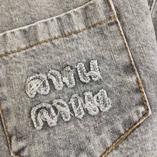 2023FW MIU MIU Miu Miu Final Price Sale Denim Coat 2023FW MIU MIU Miu Miu Final Price Sale Denim Coat