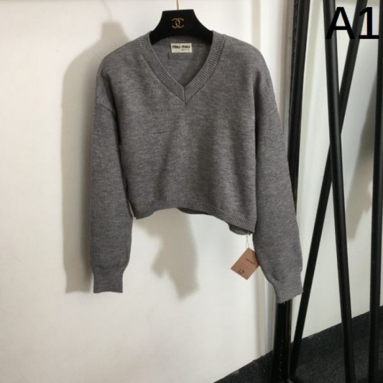 2023FW MIU MIU Miu Miu Must-buy sweater 2023FW MIU MIU Miu Miu Must-buy sweater