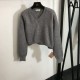2023FW MIU MIU Miu Miu Must-buy sweater 2023FW MIU MIU Miu Miu Must-buy sweater