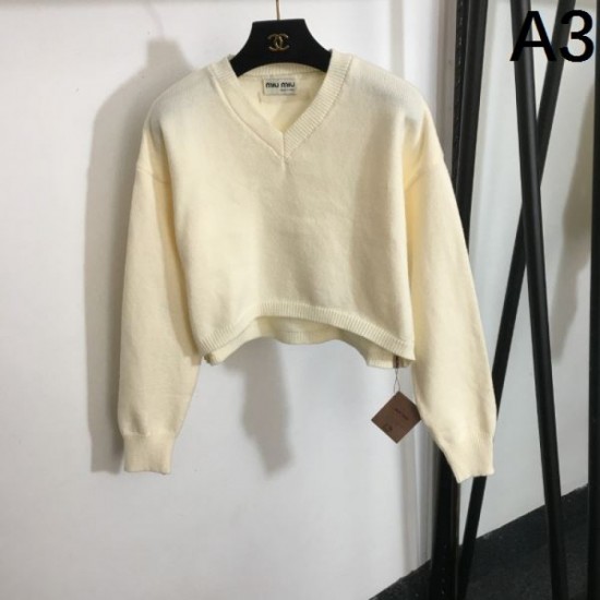 2023FW MIU MIU Miu Miu Must-buy sweater 2023FW MIU MIU Miu Miu Must-buy sweater