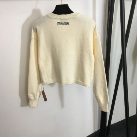 2023FW MIU MIU Miu Miu Must-buy sweater 2023FW MIU MIU Miu Miu Must-buy sweater