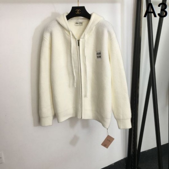 MIU MIU Super Special Price Limited Quantity 2023FW Knit Cardigan MIU MIU Super Special Price Limited Quantity 2023FW Knit Cardigan