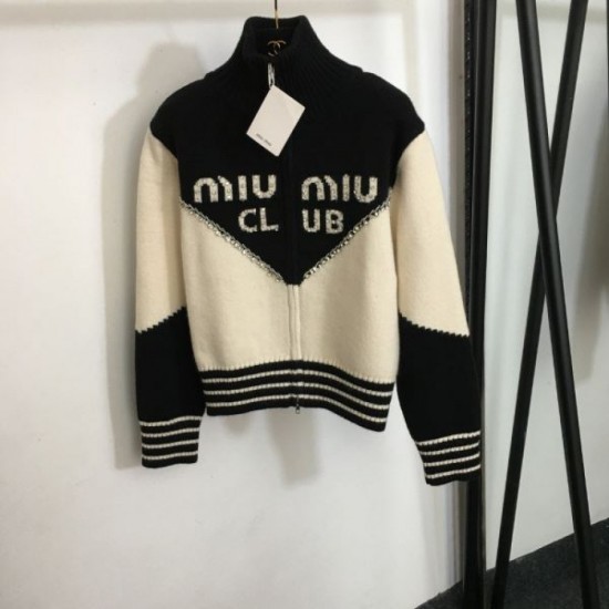 MIU MIU Shining luxury 2023FW knit cardigan MIU MIU Shining luxury 2023FW knit cardigan