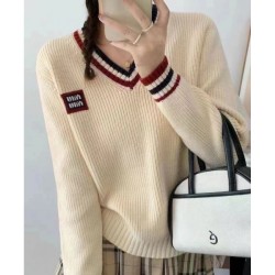 MIU MIU Featured Points 2023FW Pullover Knit