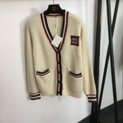 MIU MIU Top Trend 2023FW Knit Cardigan