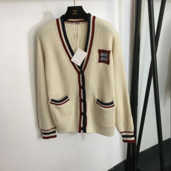 MIU MIU Top Trend 2023FW Knit Cardigan MIU MIU Top Trend 2023FW Knit Cardigan