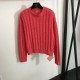 MIU MIU Latest and guaranteed to be sold out 2023FW pullover knit MIU MIU Latest and guaranteed to be sold out 2023FW pullover knit