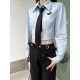 PRADA Prada 2023SS long-sleeved shirt is sure to be a big success this year PRADA Prada 2023SS long-sleeved shirt is sure to be a big success this year