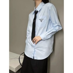 PRADA Prada popular let shop 2023SS long sleeve shirt