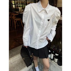 PRADA Prada 2023FW shirt Popular model autumn new work