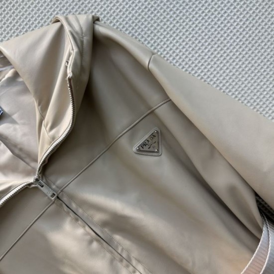 2023FW Trench Coat PRADA Classic Street Style 2023FW Trench Coat PRADA Classic Street Style