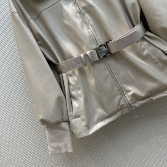 2023FW Trench Coat PRADA Classic Street Style 2023FW Trench Coat PRADA Classic Street Style