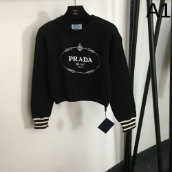 2023FW Pullover Knit PRADA Prada New fall items that will make you fall in love with them one after another