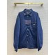 2023FW Denim Shirt PRADA Stylish Style 2023FW Denim Shirt PRADA Stylish Style