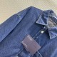 2023FW Denim Shirt PRADA Stylish Style 2023FW Denim Shirt PRADA Stylish Style
