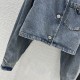 2023FW PRADA New winter denim coat that is in short supply 2023FW PRADA New winter denim coat that is in short supply