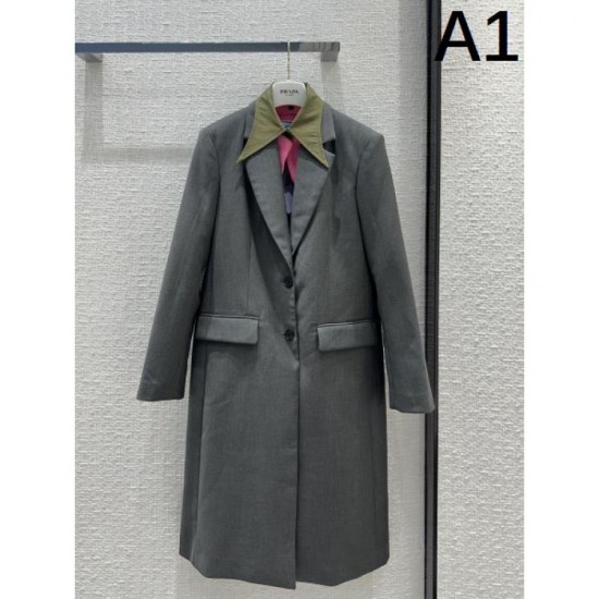 PRADA PRADA Celebrity-obsessed brand new 2023FW coat PRADA PRADA Celebrity-obsessed brand new 2023FW coat