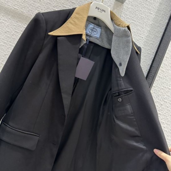 PRADA PRADA Celebrity-obsessed brand new 2023FW coat PRADA PRADA Celebrity-obsessed brand new 2023FW coat