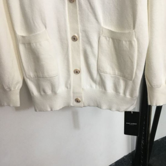 2023FW Knit Cardigan YSL Yves Saint Laurent Latest Autumn/Winter Released Overseas 2023FW Knit Cardigan YSL Yves Saint Laurent Latest Autumn/Winter Released Overseas